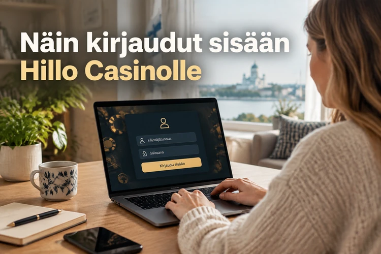 Näin kirjaudut sisään Hillo Casinolle