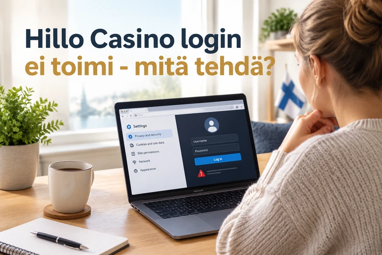Hillo Casino login ei toimi - mitä tehdä?